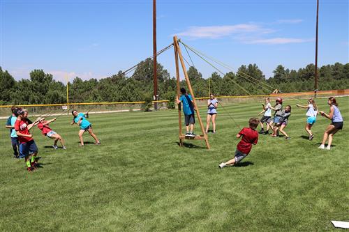 Fifth graders take on challenges and learn teamwork